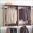 Closet Systems, Devi Wall Mounted Oak Finish Wood Closet System | Oak | Wood