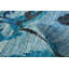Tapis oriental bleu clair en laine noué à la main Deluna-742495553