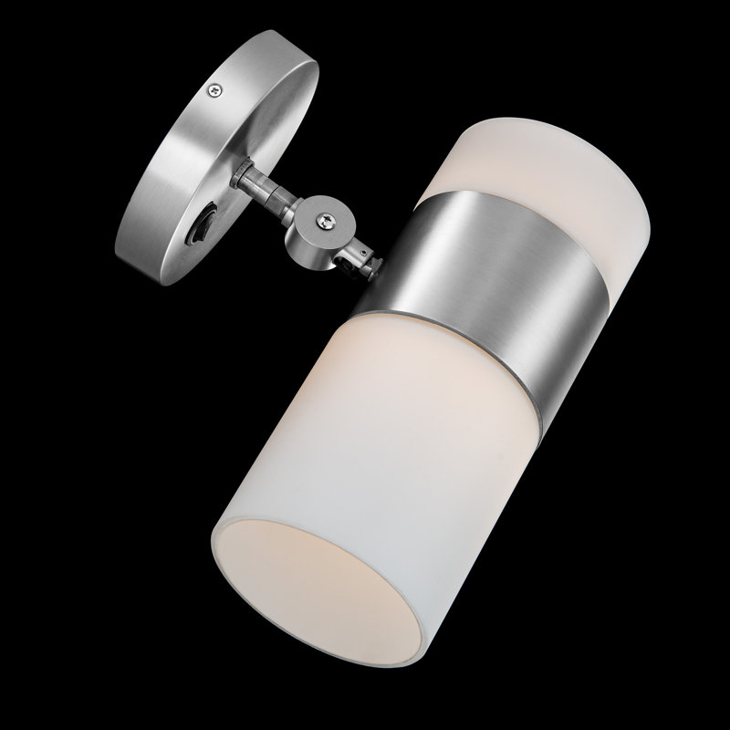 Pencil Skirt Aluminium LED Swing Arm Sconce, Brushed Nickel