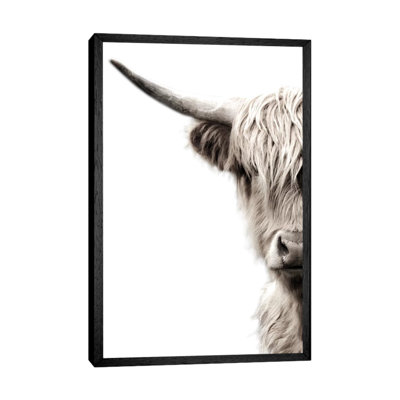 Highland Cattle 1 Piece Wall Art on Canvas