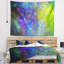 Tapisserie bleu ciel starry abstract blue green-28498121