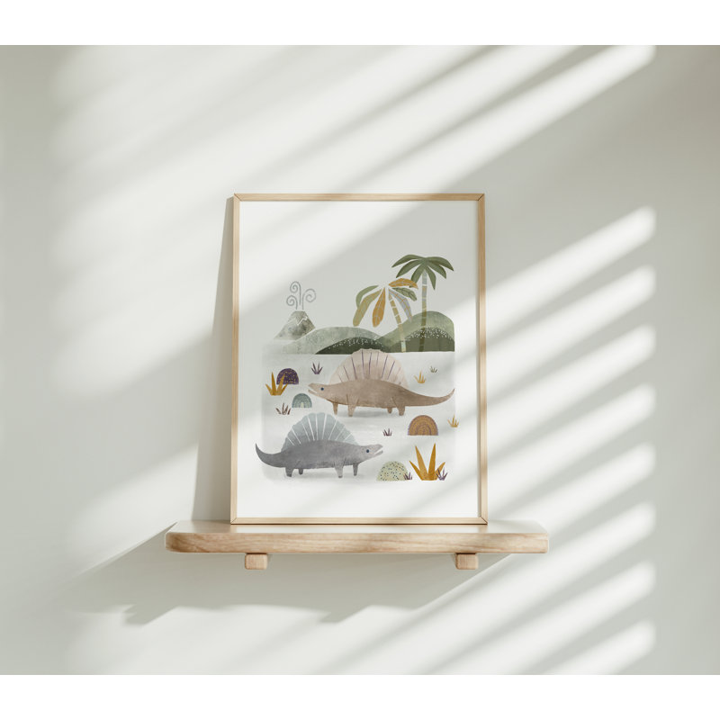 Dinosaur Paper Print  - Unframed Prints, 16" H x 12" W