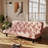 JZR 66" W x 31" D x 27" H Tufted Velvet 3-Seater Sofa Bed-130033684-130033686