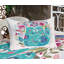 Drap-housse pour chat et taie décorative Ambesonne, écume de mer multicolore-106792291