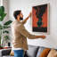 Steaming Contemplation Modern - Wrapped Canvas-2130783576-2130783591