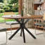 120 cm Beech Round Dining Table-497877928