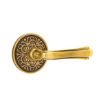 Wembley Flat Privacy (Bed & Bath) Door Lever with Round Rosette