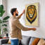 Noble Lion Rustic - Wrapped Canvas-1610108693-1610108694