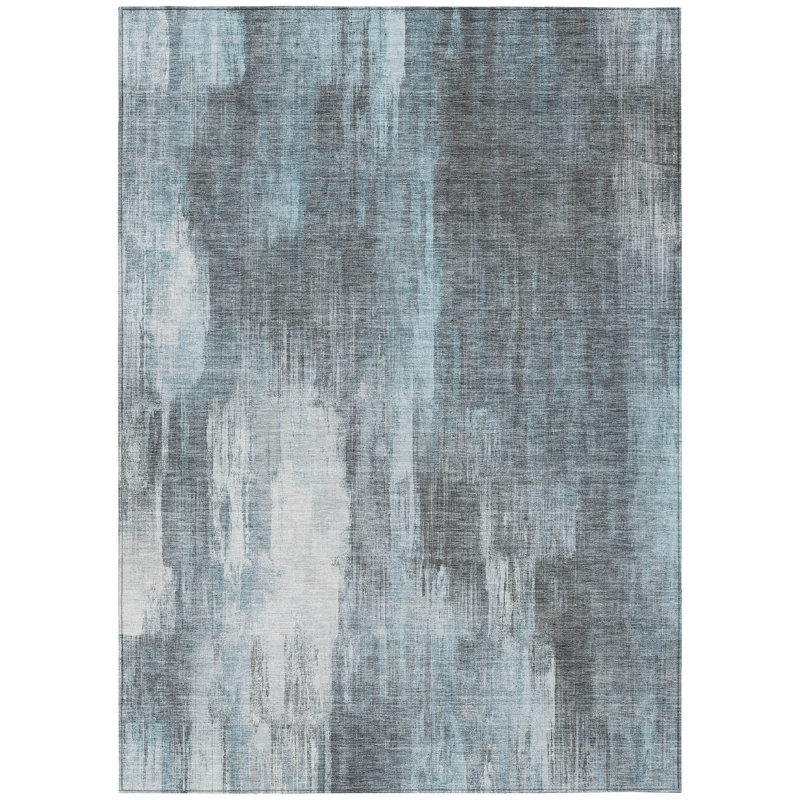 Caseville Abstract Indoor / Outdoor Rug, Rectangle 10' x 14'