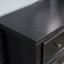 Armoire à 7 tiroirs pour le rangement - Commode noire avec fonction de basculement et tiroirs à glissement lisse