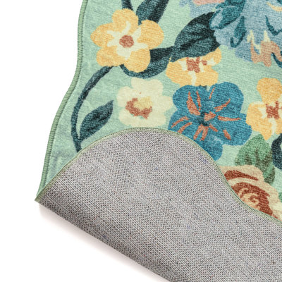 Tapis vert clair Lorena