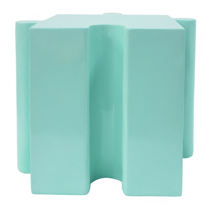 Puzzle Art Side Table, Modular Convex Edge MGO Table - Buy Singles Or Combine For Custom Layouts,  Indoor & Outdoor