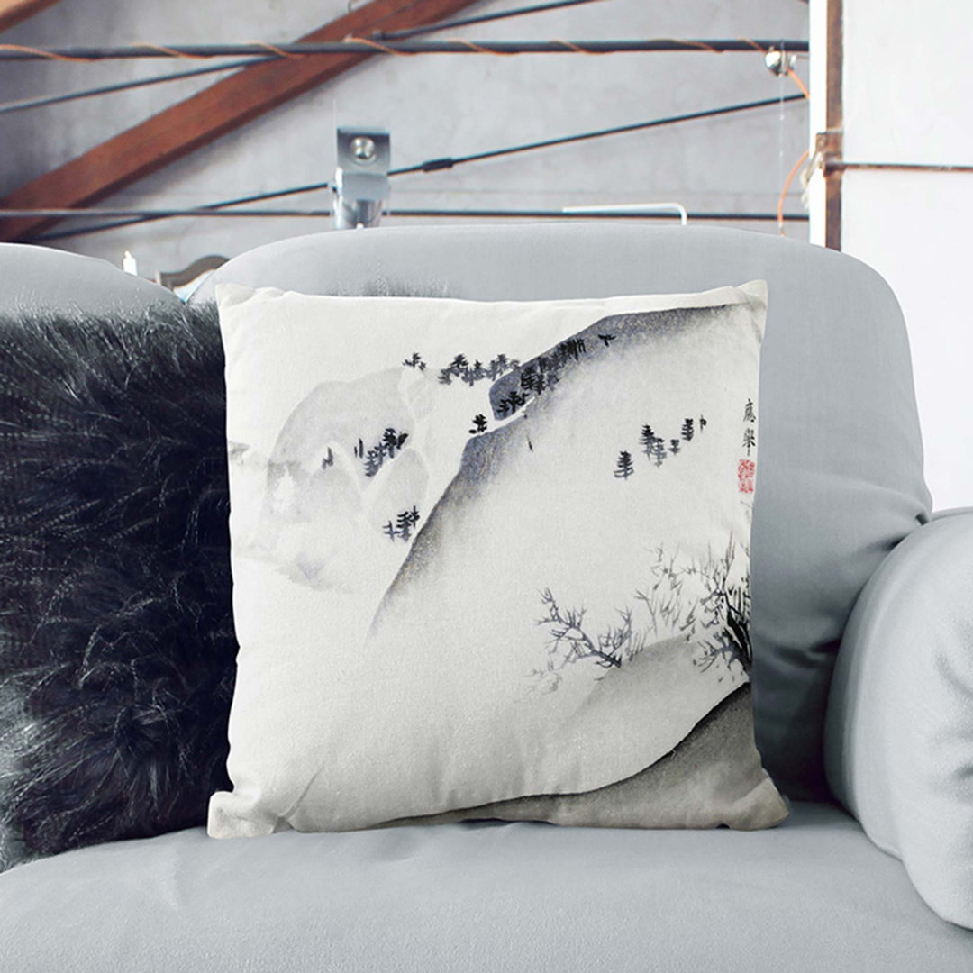 Landscape Vol.1 by Maruyama Okyo Cushion with Filling