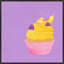Peach And Blackberry Cupcake Print by Katy Montica-1992871858-1992871864