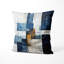 Oreiller en forme de V Sabeeha Indigo Illusion Abstract Shapes-135800400