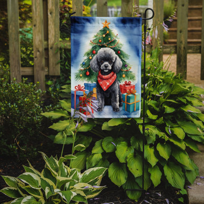 Drapeau de Noël renne de jardin