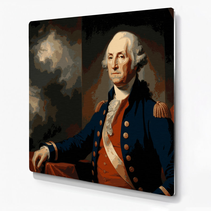 États-Unis, Washington, art mural en métal brun