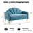 Billijo Solid and Manufactured Wood Standard Loveseat-492363494-489031557