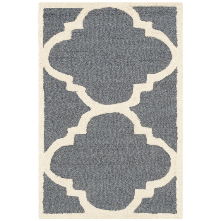 Cannen Cambridge Hand Tufted Wool Geometric Rug