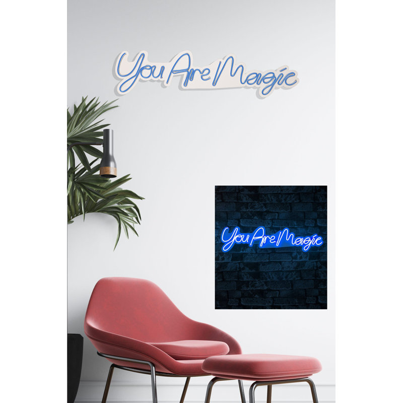 Flexible LED Neon Strip Lights, Waterproof IP67, 12V DC, 12.6 x 27.2 x 0.8 inches | Blue PVC Foam Template, Type C Plug, 8W-10W/m | Perfect for Home Decor, Parties & Events - Bright & Durable Lighting Solution