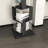 Rotating Book Storage Unit - Clear Acrylic, Wood Grain Veneer, Modern 6 Tier Floor Bookcase With Widened Base Stylish, Space Saving, Holds Many Objects-126060745