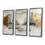 Los Angeles en or et tons de gris II - ensemble d'art mural Los Angeles-107183138-107183139