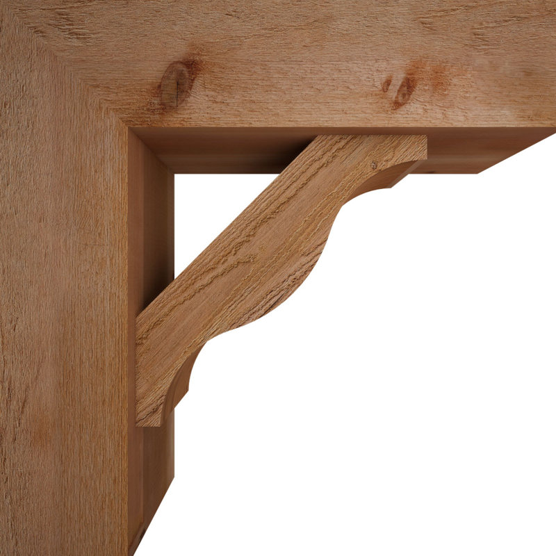 Support Funston Block avec support décalé, 26 x 26, Cèdre rouge occidental de l 8 po (scié brut)