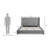 Naveen Upholstered Wingback Bed-1598089381