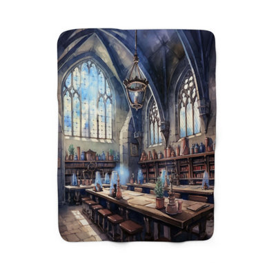 Mystery Academy - Couverture sherpa de qualité supérieure 1 pièce