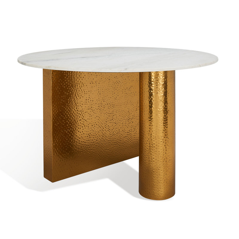Hemlock Round Marble Dining Table