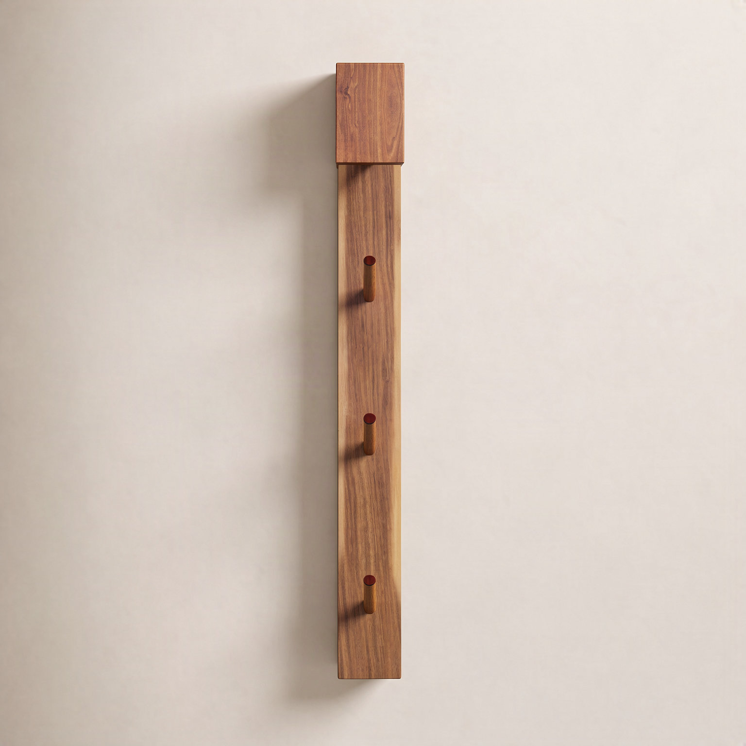 Forney 3-Hook Coat Rack