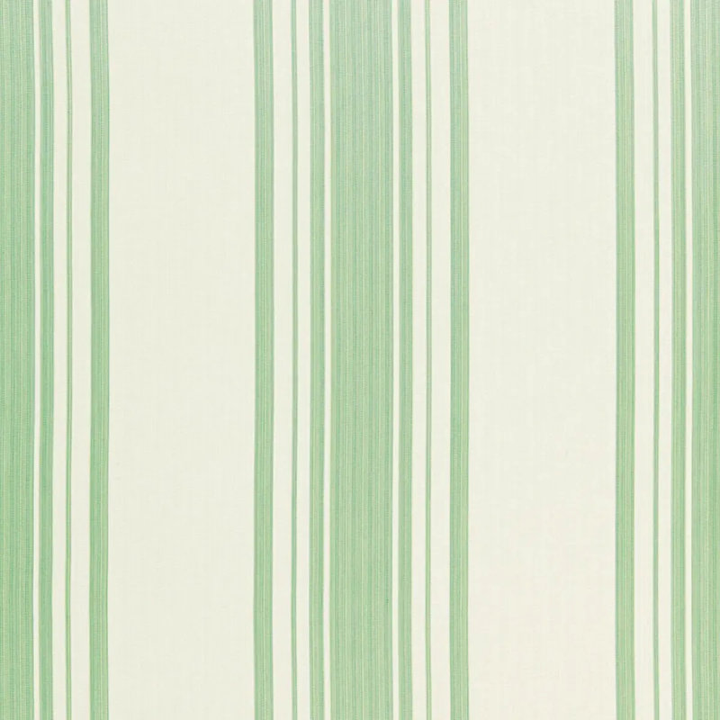 Carnegie Cotton Stripe Fabric, Robin's Egg