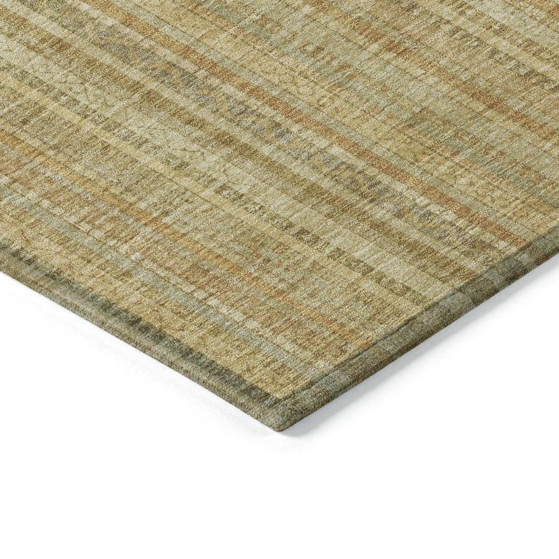 Tapis intérieur lavable rayé 3 pi x 5 pi