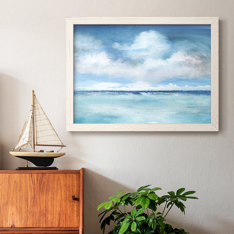 «Caribbean Clouds», reproduction sur toile, Blanc, H 28 po x l 42 po x P 1,5 po
