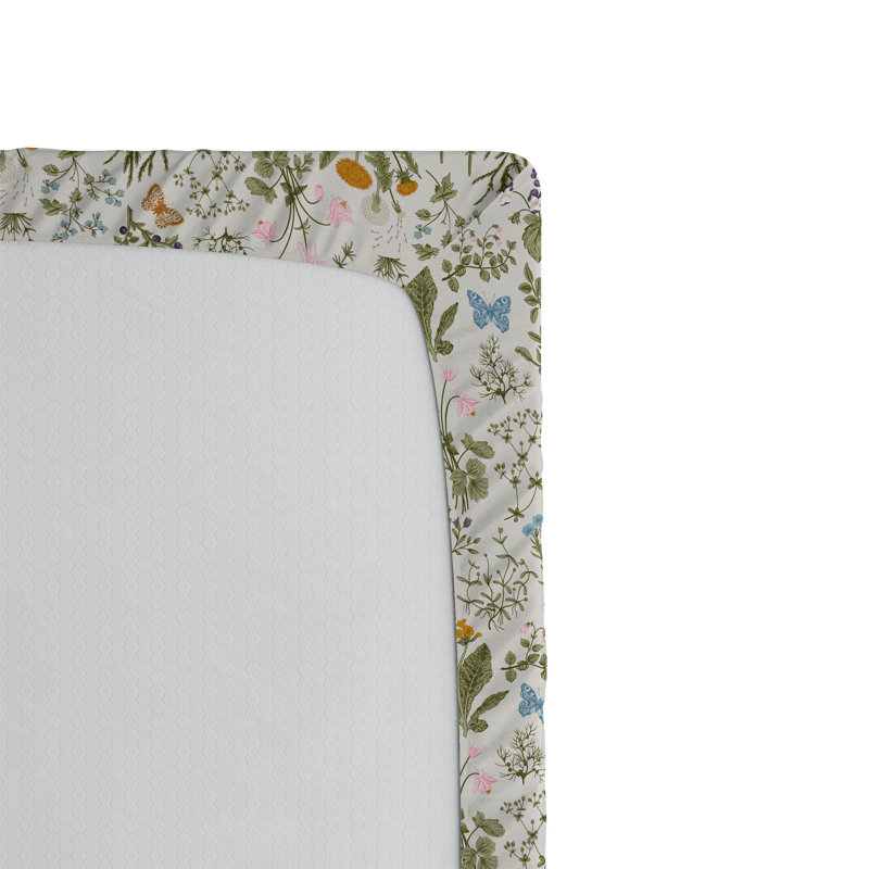 Ensemble de 2 draps-housses Ambesonne, Multicolore / floral 28, Drap-housse très grand californien