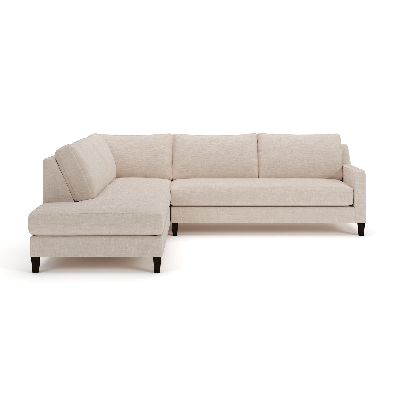 Marlowe Chaise Sectional, Lena Sand, Left Hand Facing
