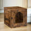Rustic Industrial Cat Litter Box Enclosure
