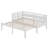 Twin Extending Bed Frame With A Pull Out Trundle, Sofa Bed With Wood Slat Support