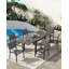 Patio Dining Chairs Set of 2, Aluminium Outdoor Dining Chair with Armrest & Wider Seat, All-Weather Stackable Patio Chairs for Balcony, Garden, Backyard-357141551
