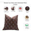 Housses de coussin en lin pur à motif de Fab Fabine, 14 x 20 pouces - Rohini-97419762