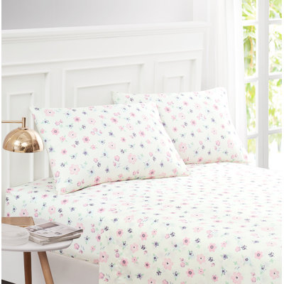 Microfiber Floral Pillowcase