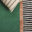 Oval Striped Wool Hand Tufted Area Rug-2082706059