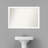Cabinet White Narrow Bathroom Vanity Non-Beveled Wall Mirror-568776614