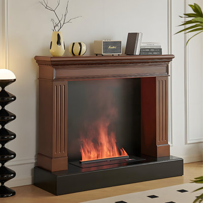 Humidificateur électrique pour cheminée 59,06 "Brown
