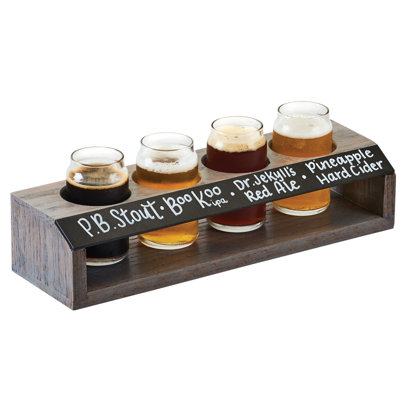 Gray Wood Taster Caddy