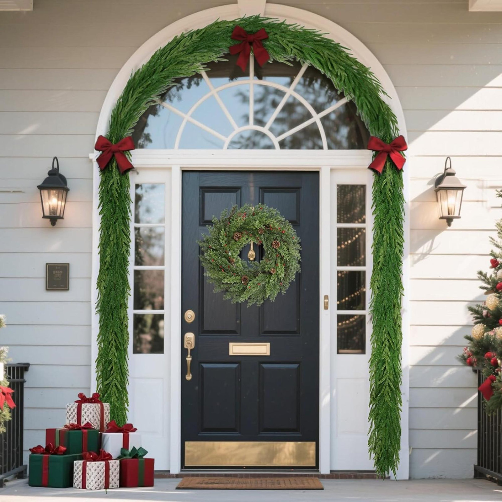 Norfolk Cedar Christmas Garland, 15'