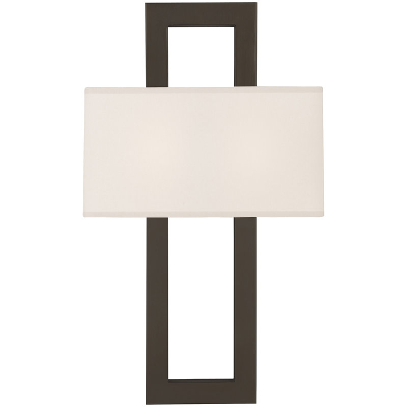 Doughnut Flush Mounted Sconce, Deep Patina Bronze