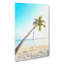 Palm Tree On A Beach In Abstract - Wrapped Canvas Print-55339470
