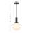 Edmiston 1-Light Pendant in Black-487097489