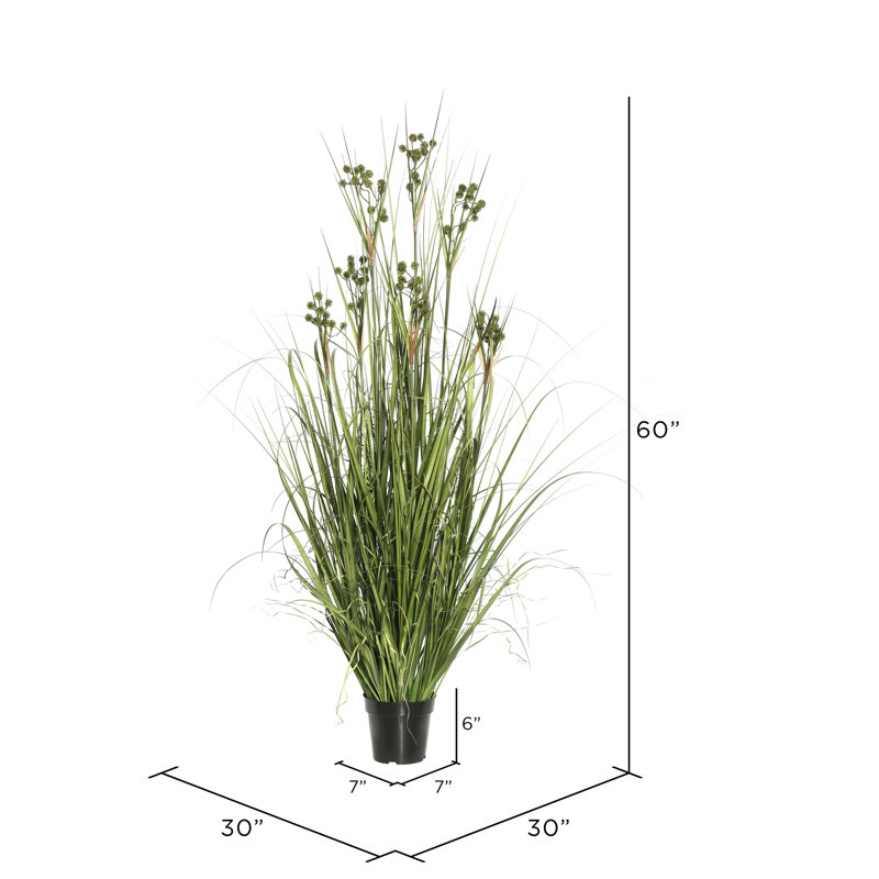 PVC Artificial Grass with Pomp Balls, 60" H x 30" W x 30" D